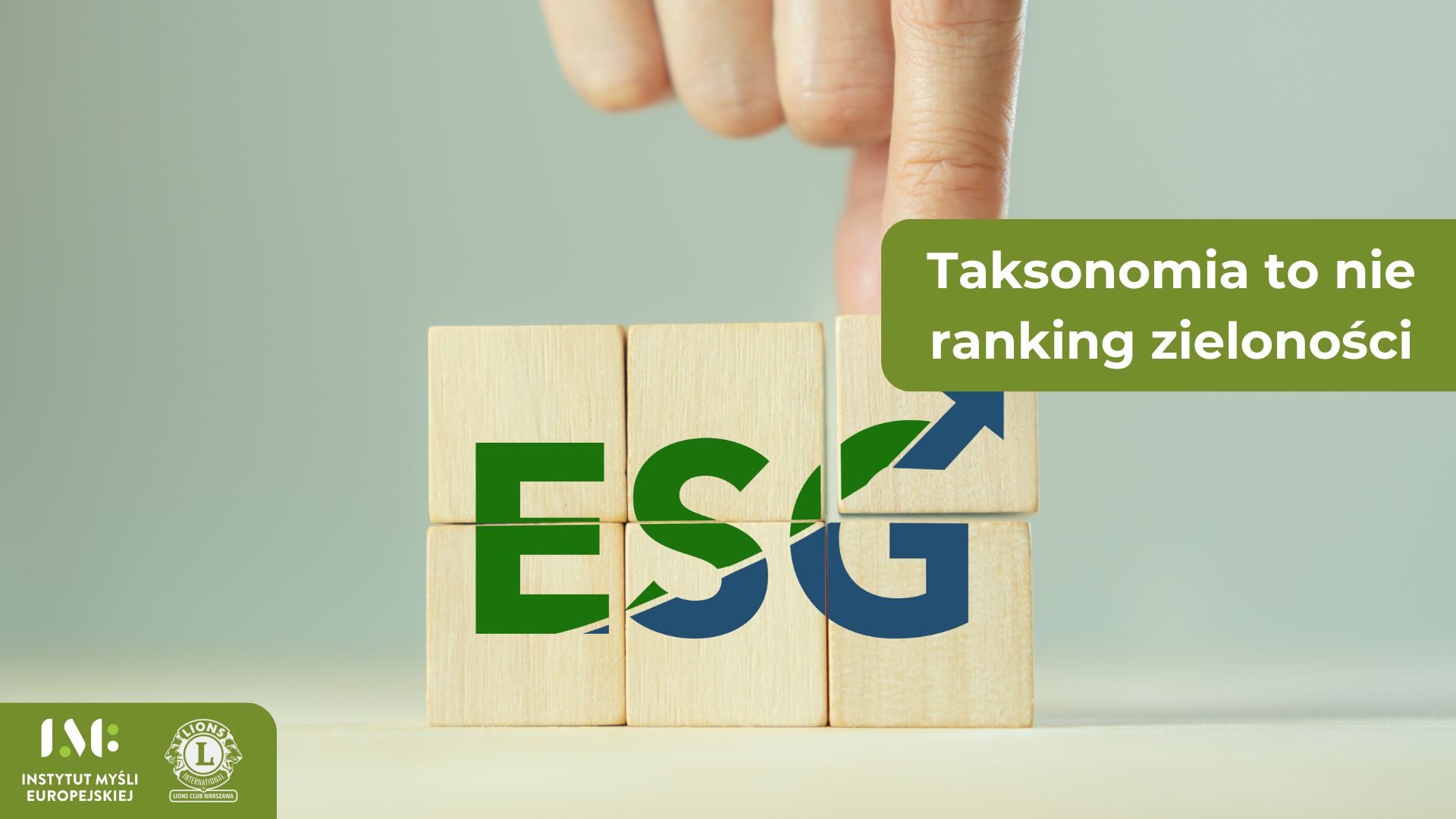 Taksonomia to nie ranking zieloności